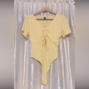Target Bodysuit Top w/ Front Tie Size M